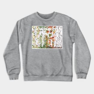 Birch Forest, Four Seasons Crewneck Sweatshirt